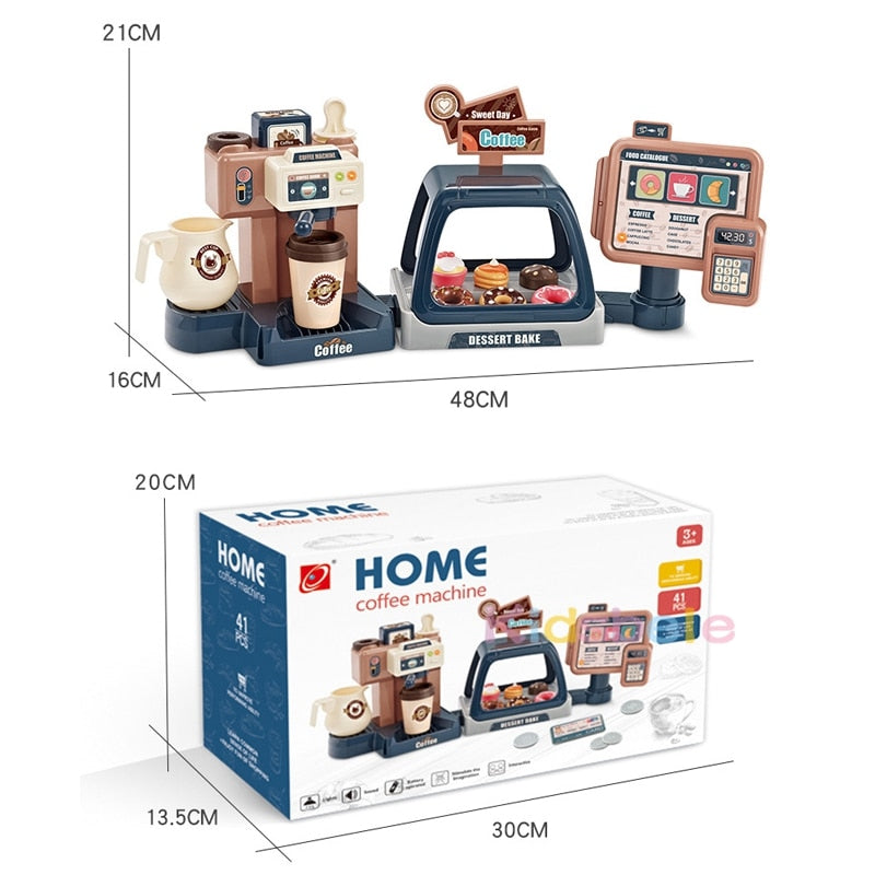 Children's, Kids Coffee Machine Toy Set