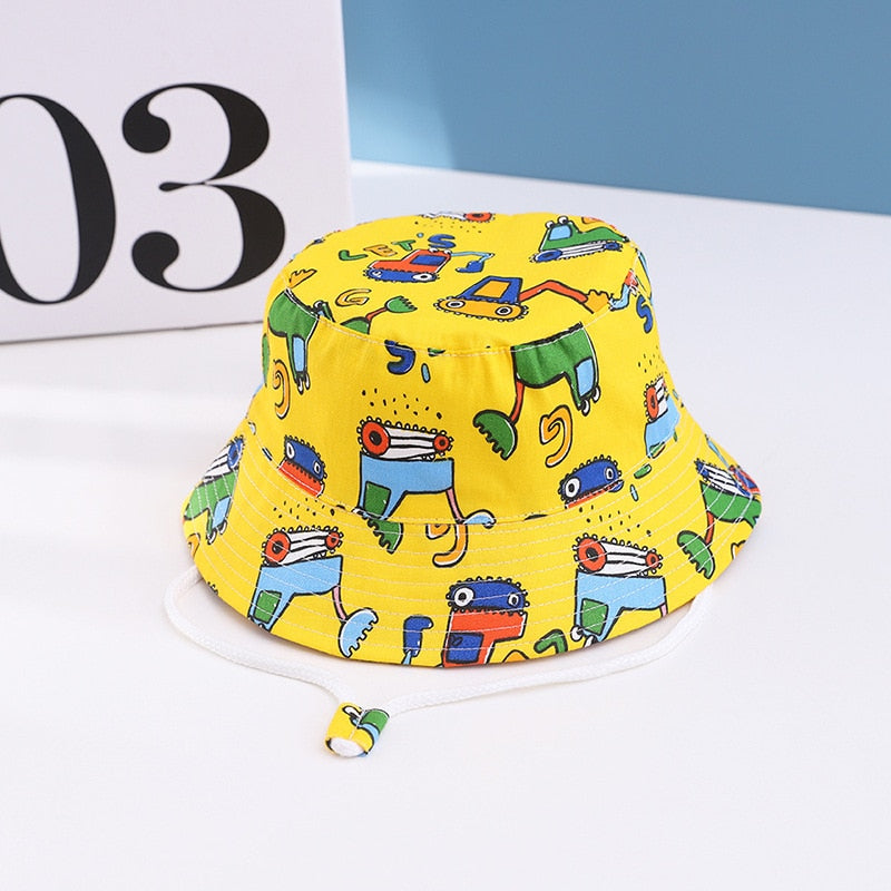 Children's Baby Cotton Cartoon Bucket Hat