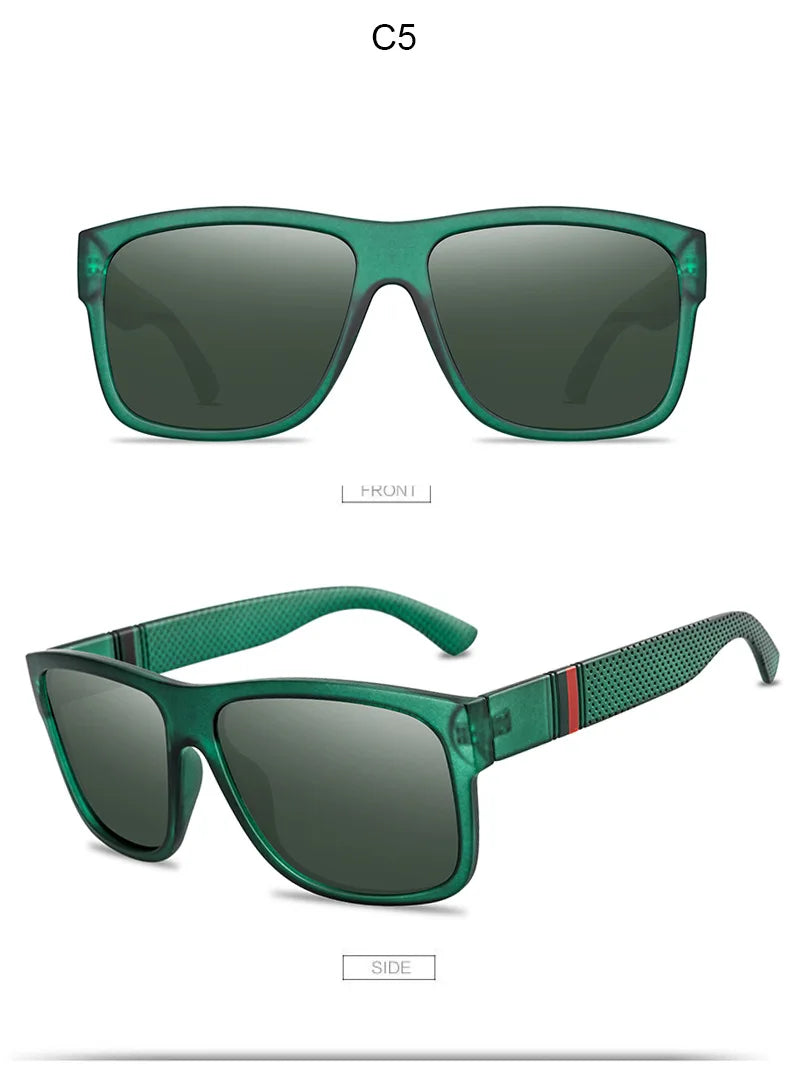 Polarized Sunglasses - High-End Square Driving Eyewear with UV400