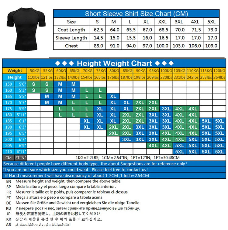 Men's Running Compression Quick Dry  Fitness Tight Sportswear Gym Sport Short Sleeve Shirt