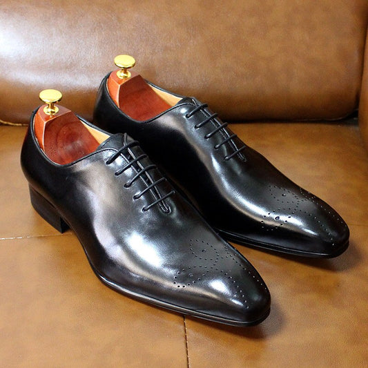 Men's Oxford Leather Shoes Size 6-13