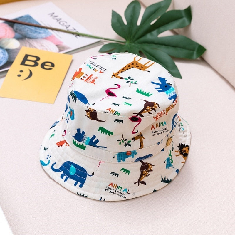 Children's Baby Cotton Cartoon Bucket Hat