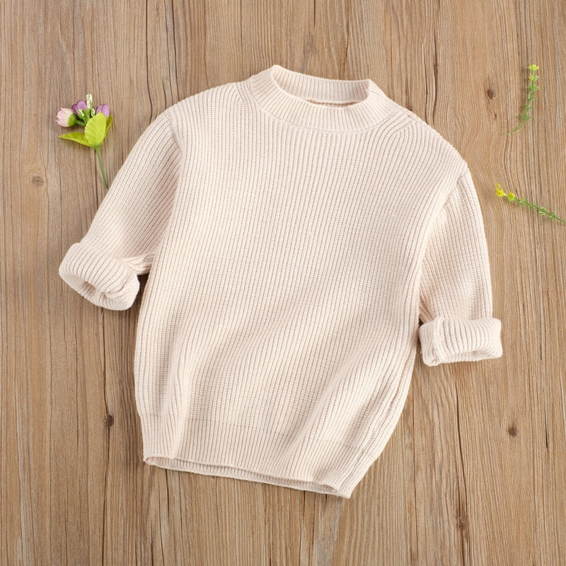 0-6Years Toddler Baby Girl, Long Sleeve Knitted Sweater