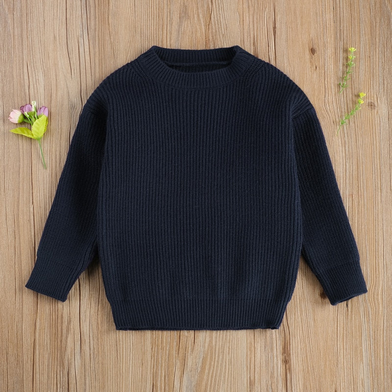 0-6Years Toddler Baby Girl, Long Sleeve Knitted Sweater