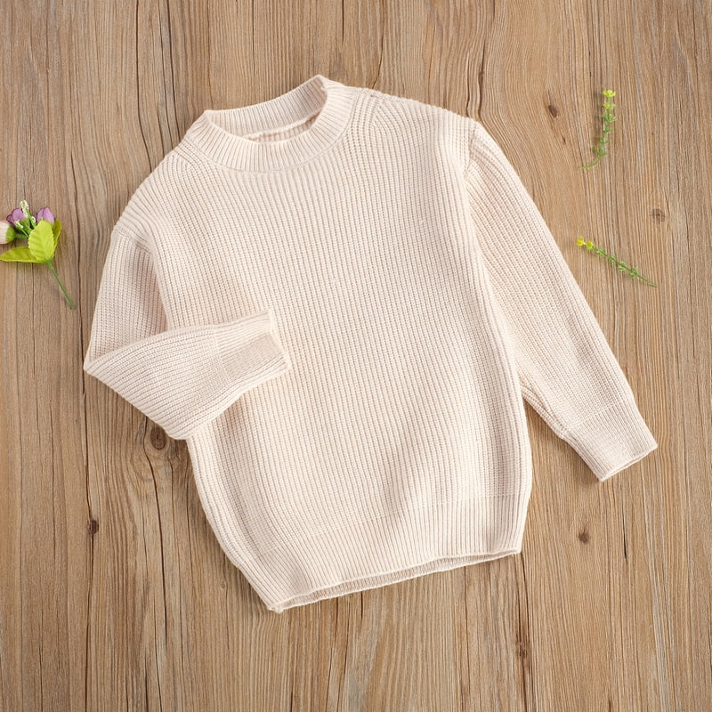 0-6Years Toddler Baby Girl, Long Sleeve Knitted Sweater