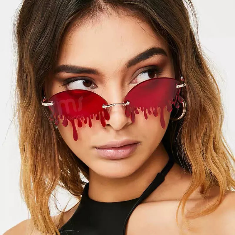 Women's Tears Shaped Sunglasses