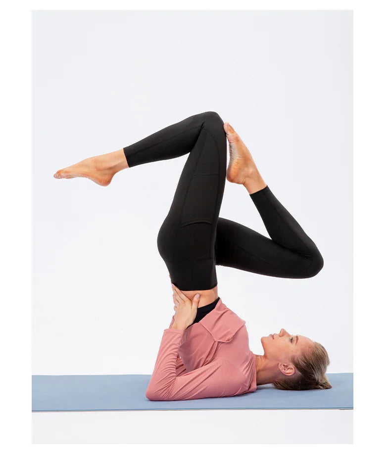 UPF50+ Women's Workout Shirt Loose Long Sleeve Sports Top Breathable Quick Dry Yoga Exercise Fitness Running Shirt