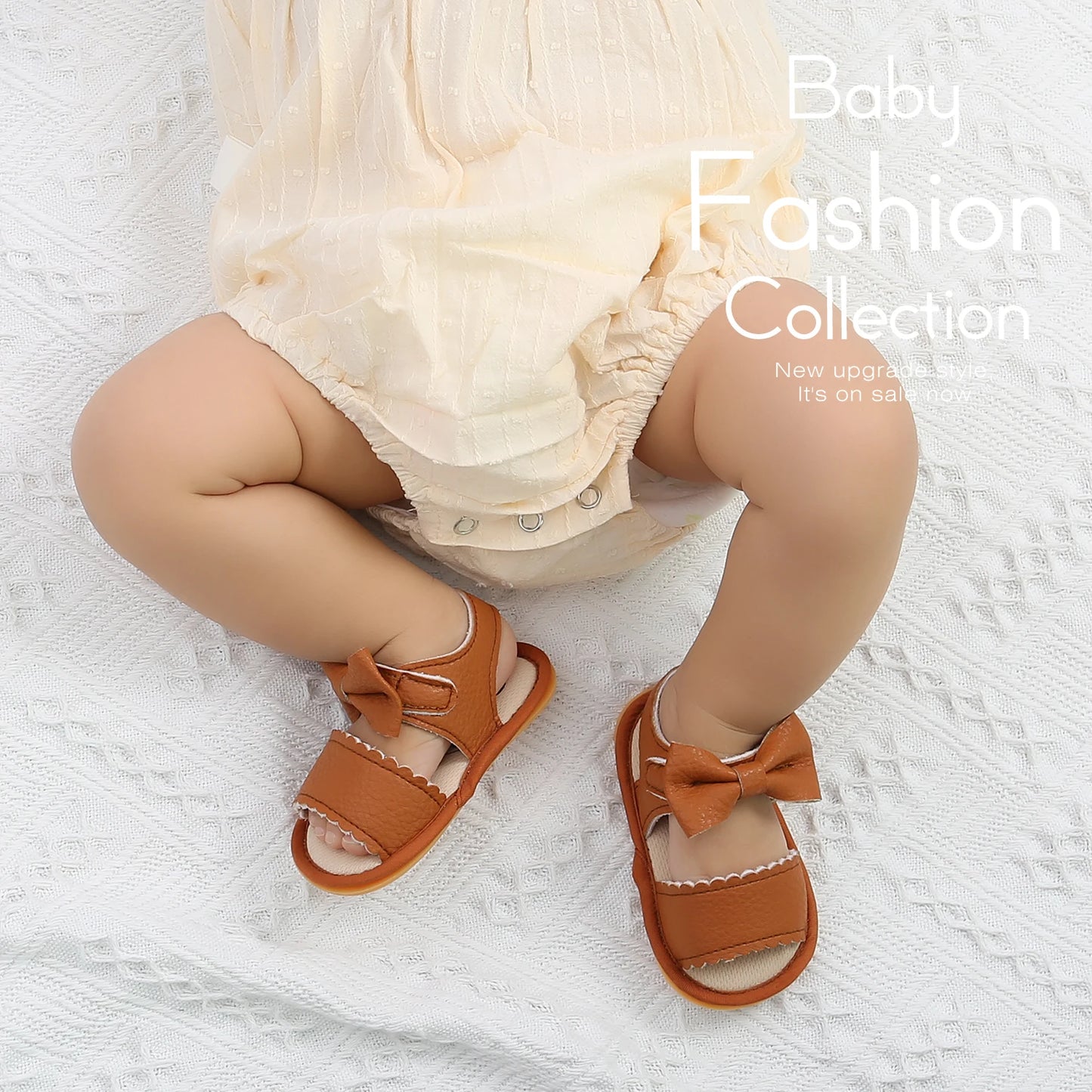 Baby Girls Boys Sandals Bowknot Walking Shoes