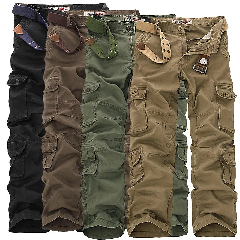 Men's Military Cargo Multi Pockets Trousers (no Belt)