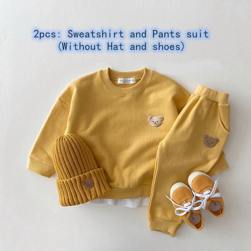 Toddler, Baby Boy Tracksuit 2pcs Outfit Set