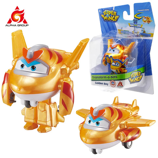 Children's Super Wings S5 2" Mini Transforming  Airplane Robot