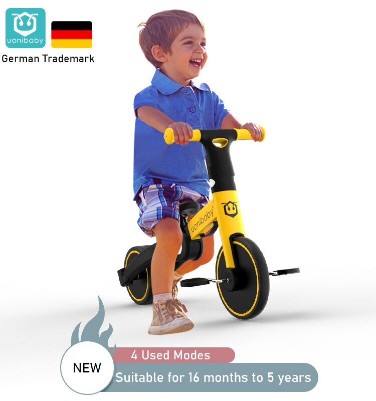 COLU KID®  4  into 1 Children's Bicycle, Tricycle ,Two Wheel Bike, Baby Balance  Stroller for 1-6 Years Old