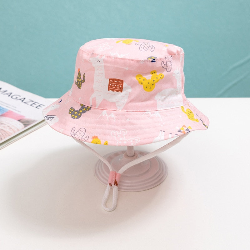 Children's Baby Cotton Cartoon Bucket Hat