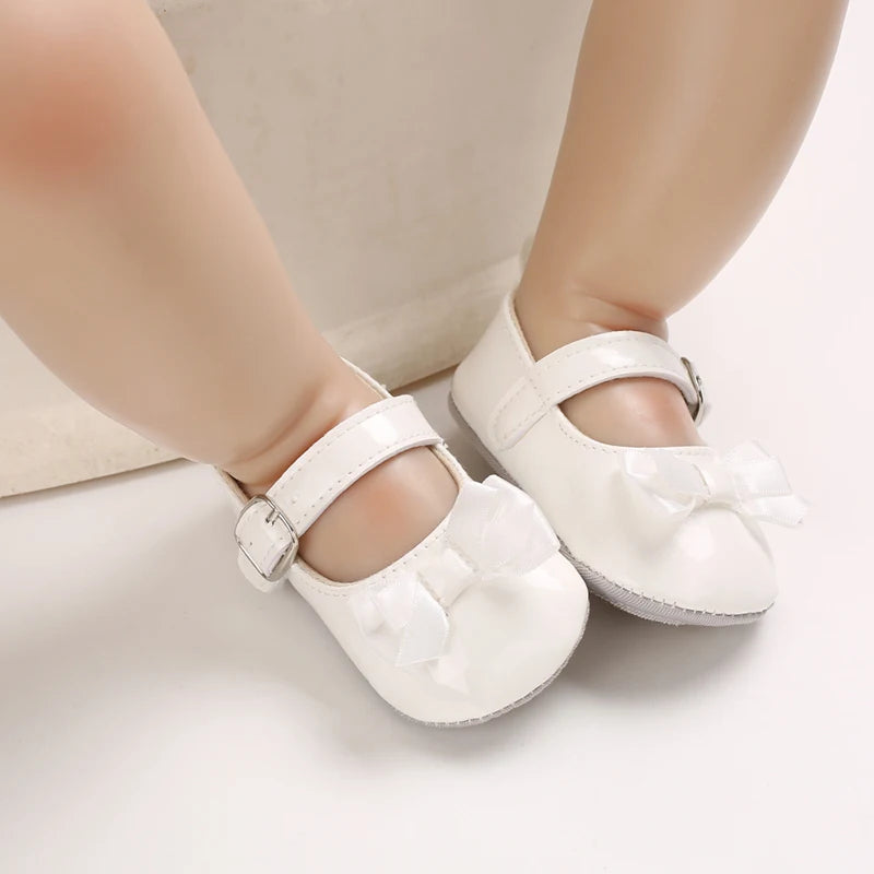 Infant Kids Girls Bowknot Footwear Walking Shoes Outfits 0-18M
