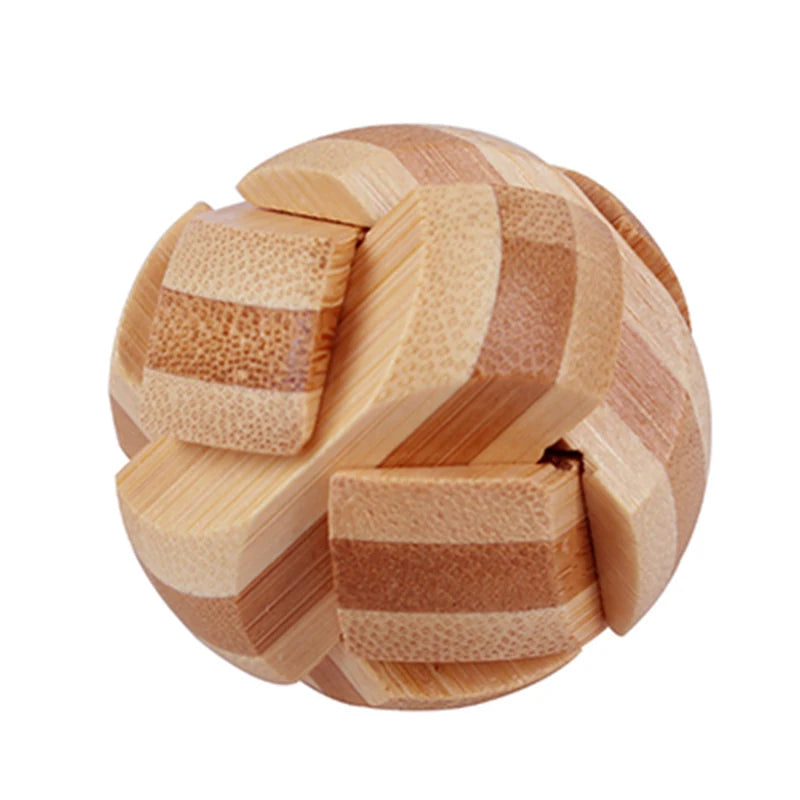 Children's Bamboo 3D Handmade Puzzle Toys