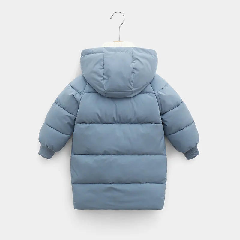 Thick Warm Cotton-Padded Parka Coats for Boys and Girls Aged 2-12: Winter Outerwear for Kids