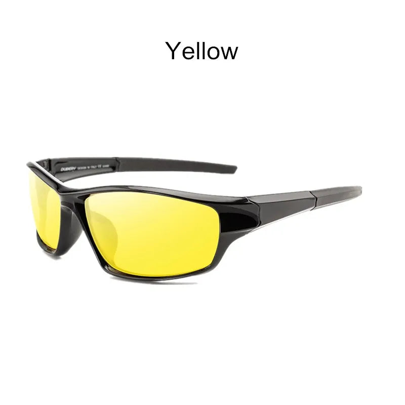 Square Polarized Cycling Sunglasses - Gradient Mirror UV400 for Women & Men