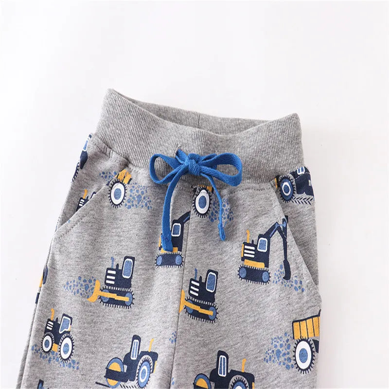 2-7T Boys  Cartoon Print Joggers Trousers