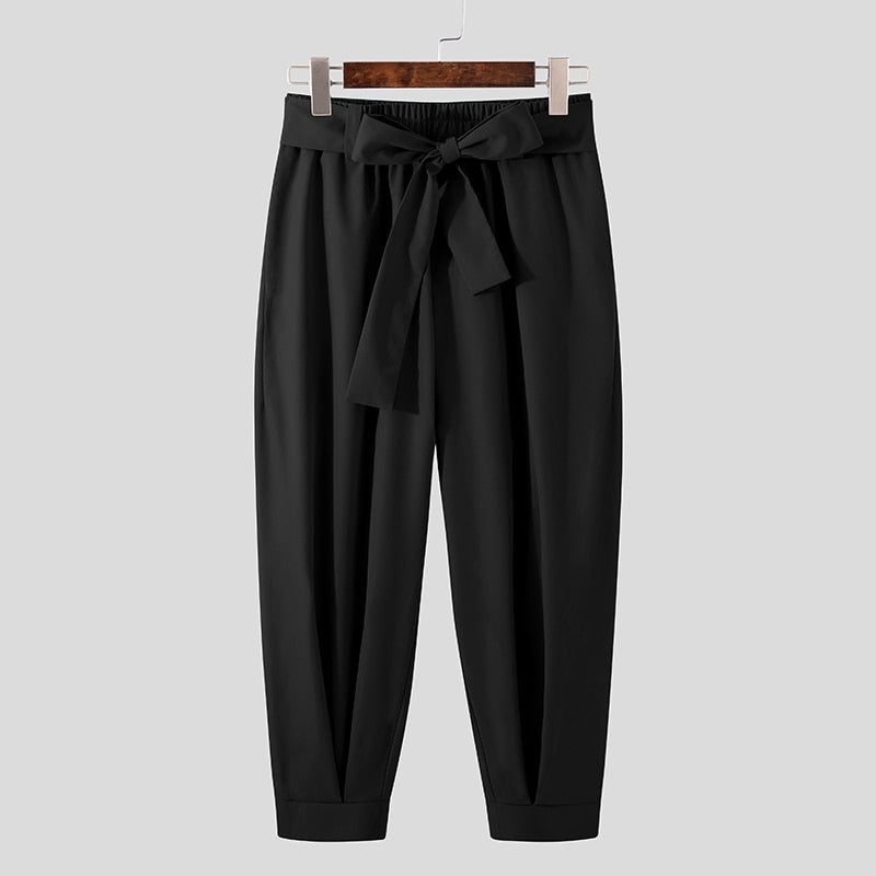 Men's Baggy Trousers With Belt