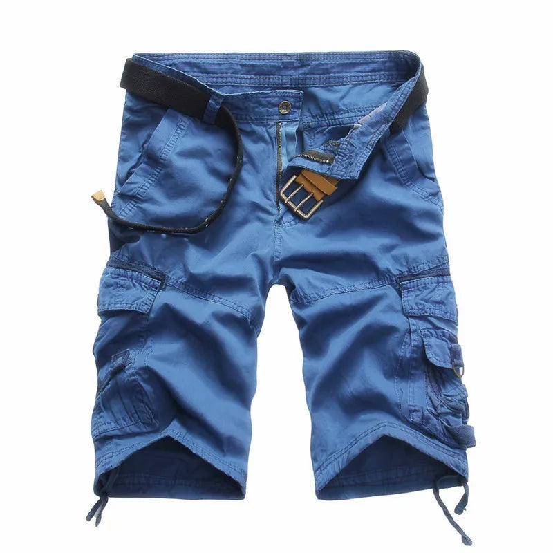 Men's Camouflage Cotton Cargo Shorts