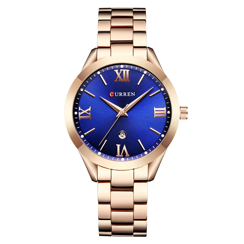 Elegant Women's Fashion Watch - Stainless Steel Business Timepiece