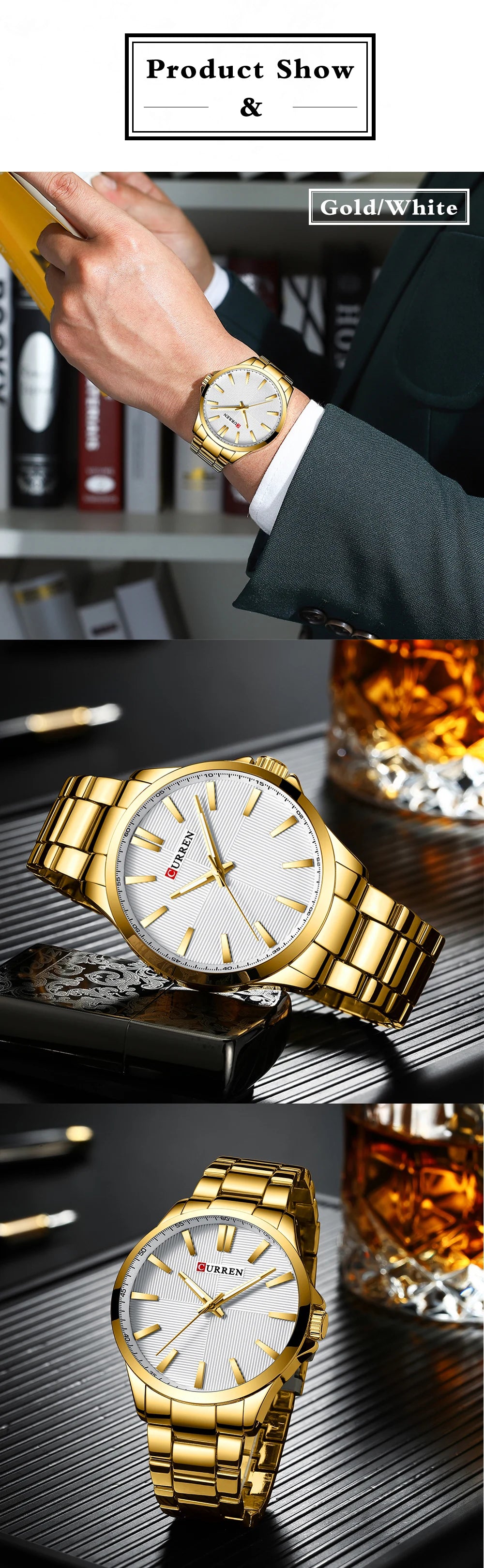 Men's Quartz Sports Watch - Military Style Wristwatch