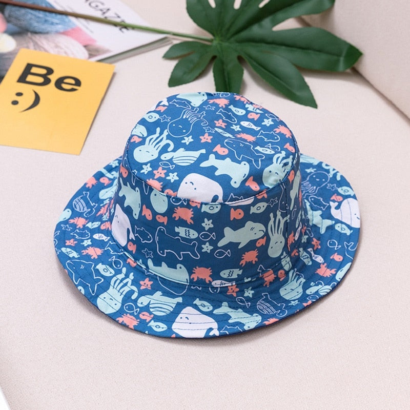 Children's Baby Cotton Cartoon Bucket Hat