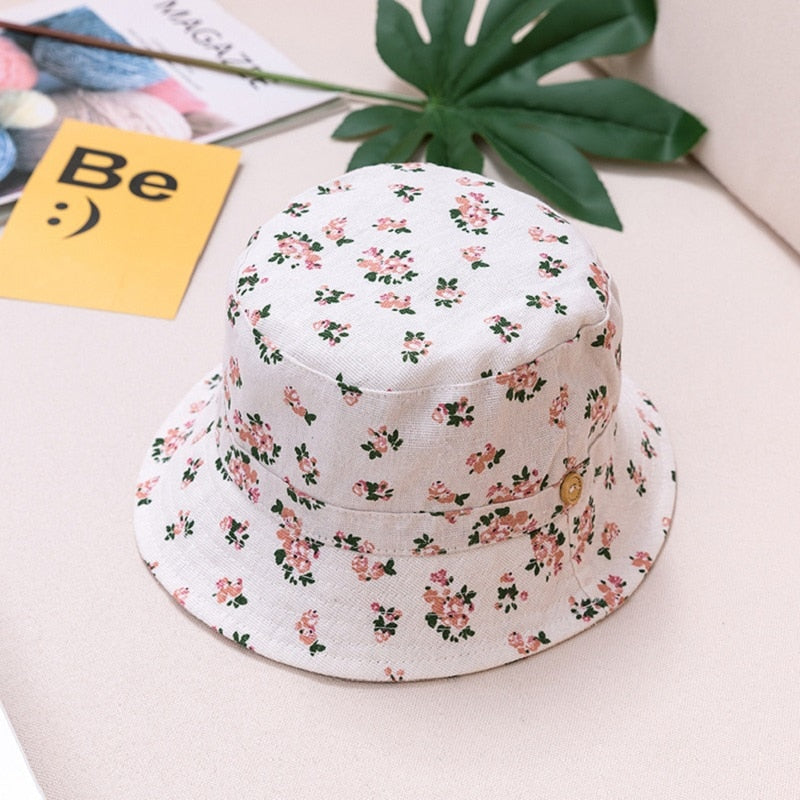 Children's Baby Cotton Cartoon Bucket Hat