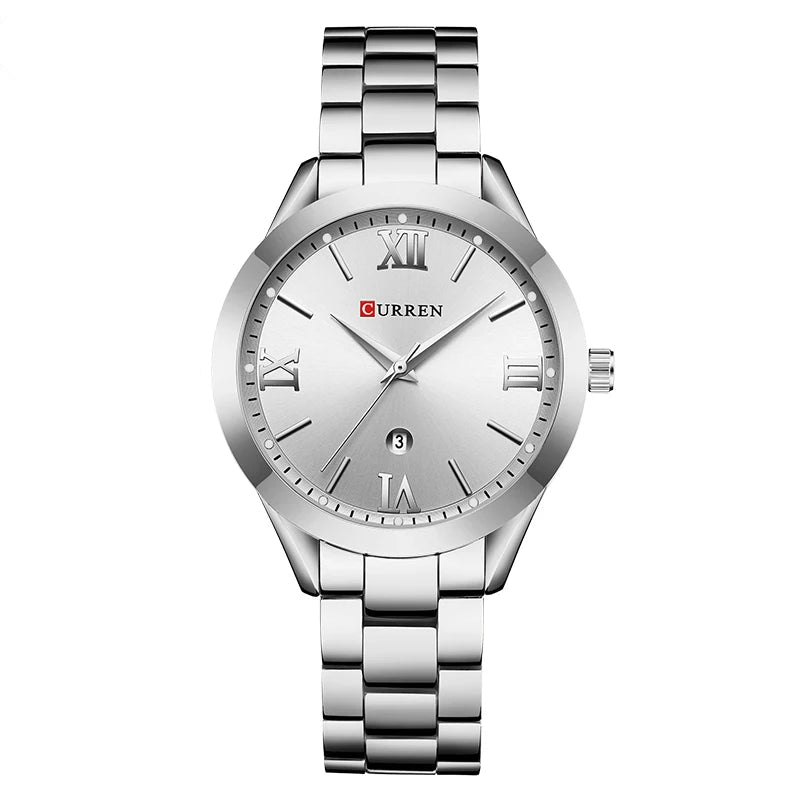 Elegant Women's Fashion Watch - Stainless Steel Business Timepiece