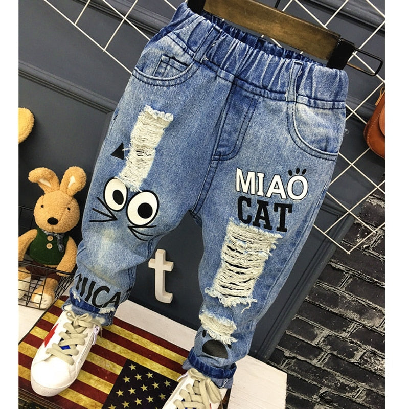 Girl's Jeans Trousers 1-7Yrs