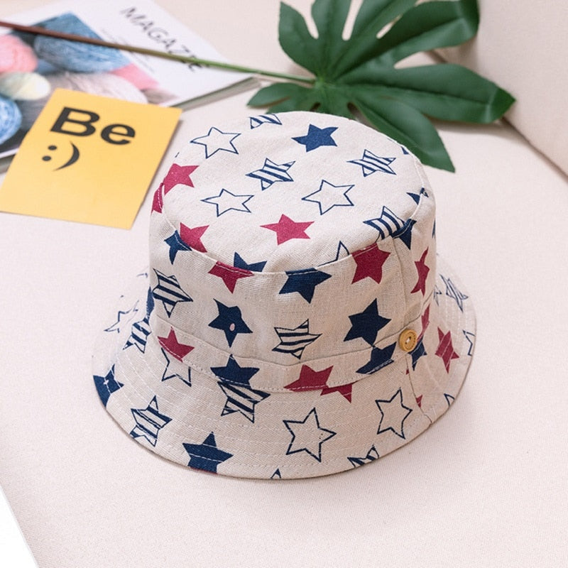 Children's Baby Cotton Cartoon Bucket Hat