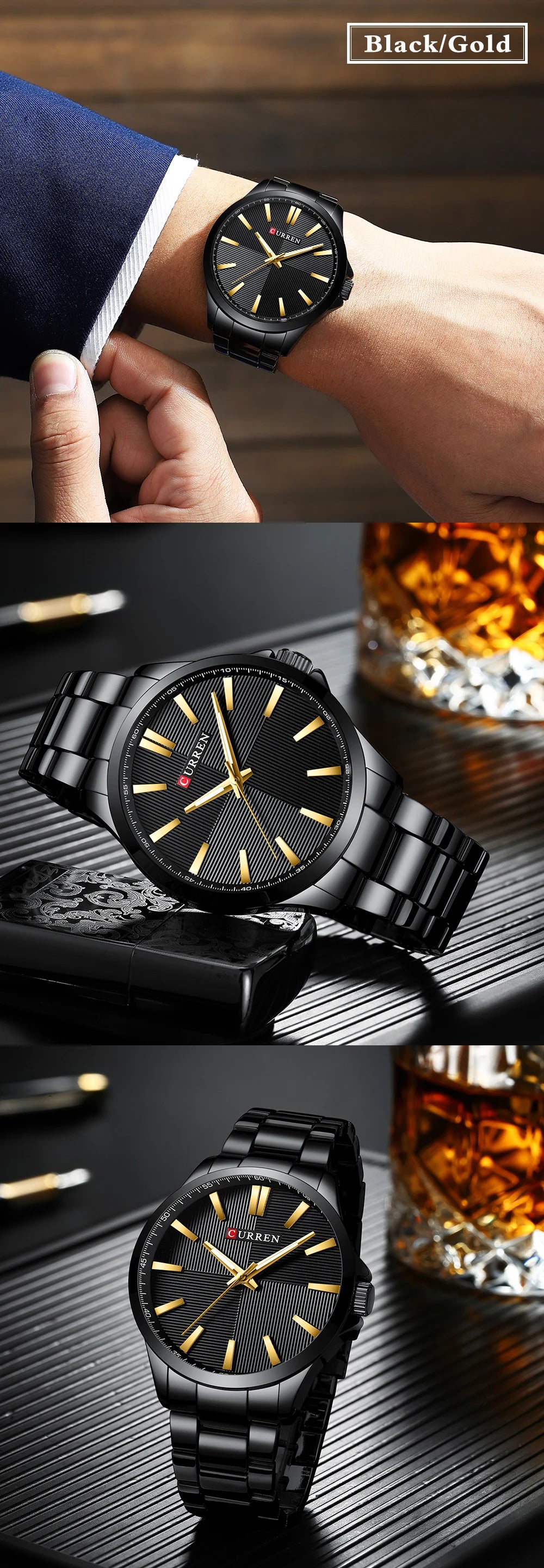 Men's Quartz Sports Watch - Military Style Wristwatch