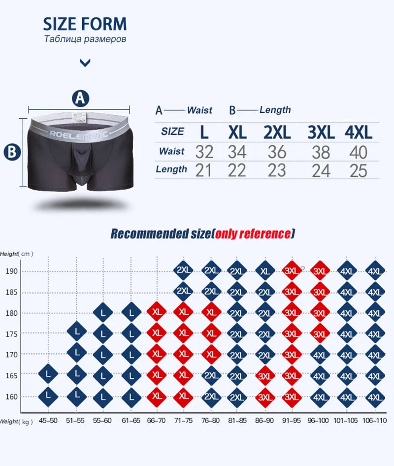 Men's Underwear Separation Boxer Shorts