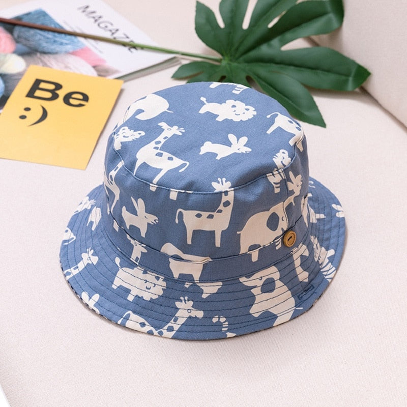 Children's Baby Cotton Cartoon Bucket Hat