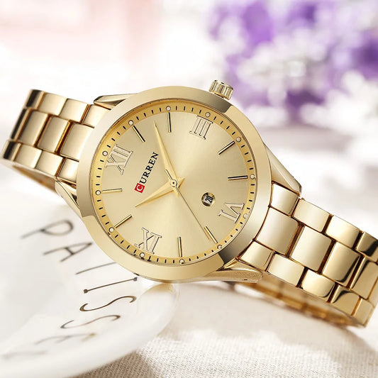 Elegant Women's Fashion Watch - Stainless Steel Business Timepiece