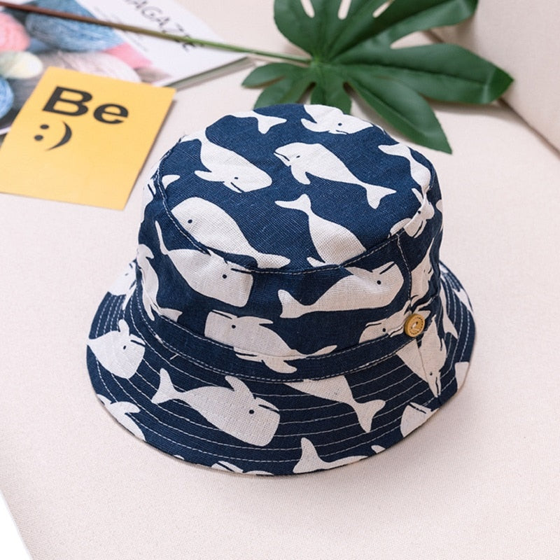 Children's Baby Cotton Cartoon Bucket Hat