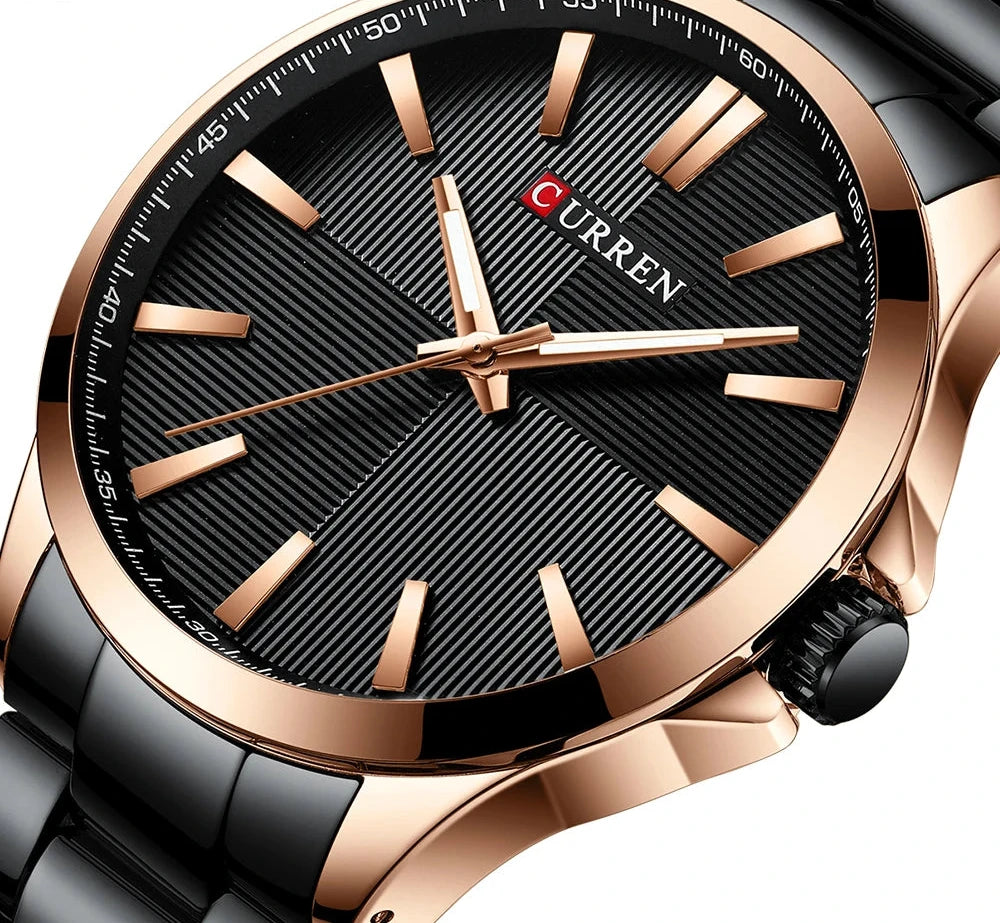 Men's Quartz Sports Watch - Military Style Wristwatch