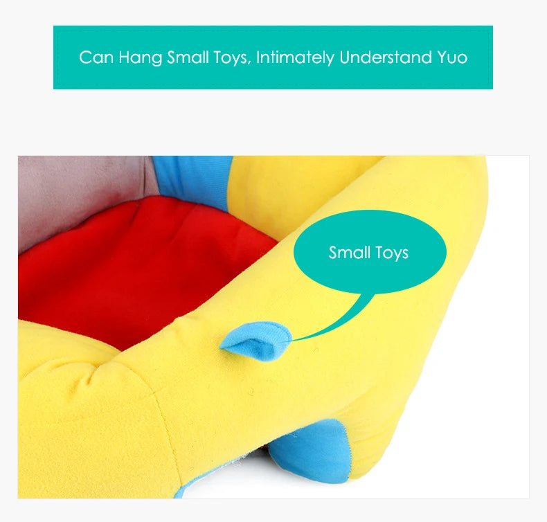 Baby Support Sofa with Filling - Bean Bag Seat for Learning to Sit