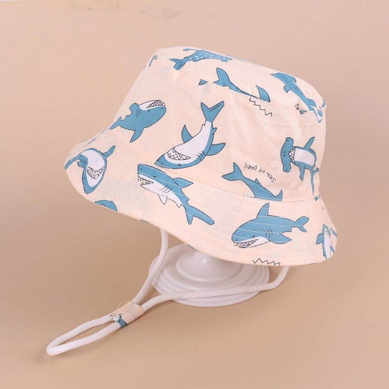 Children's Baby Cotton Cartoon Bucket Hat