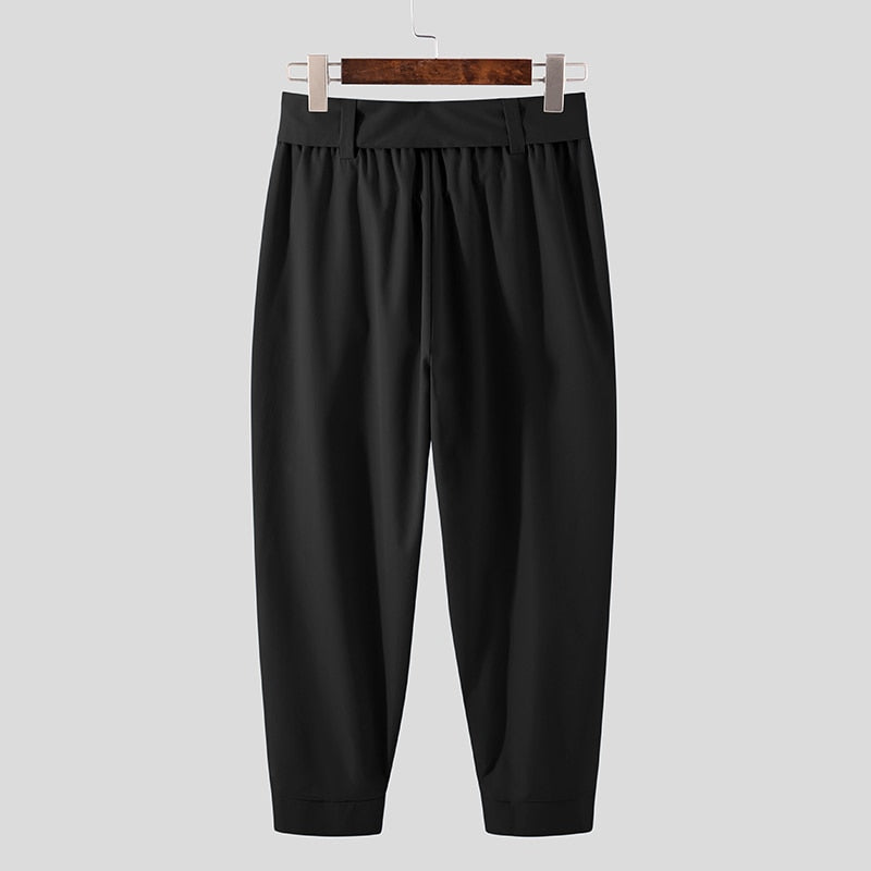 Men's Baggy Trousers With Belt