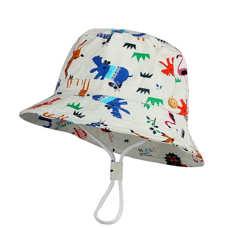 Children's Baby Cotton Cartoon Bucket Hat