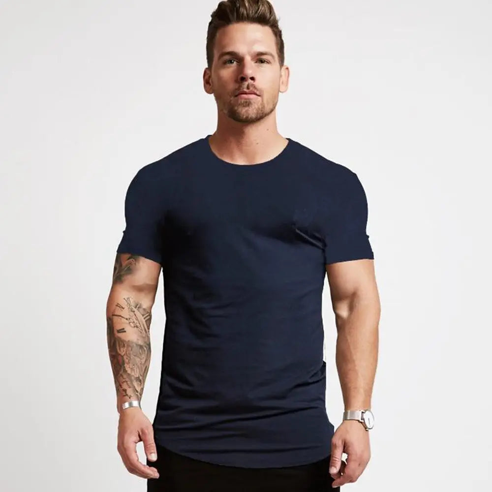 Men Sport Gym Quick Dry Fit Running, Training Fitness  Bodybuilding Workout T-shirt