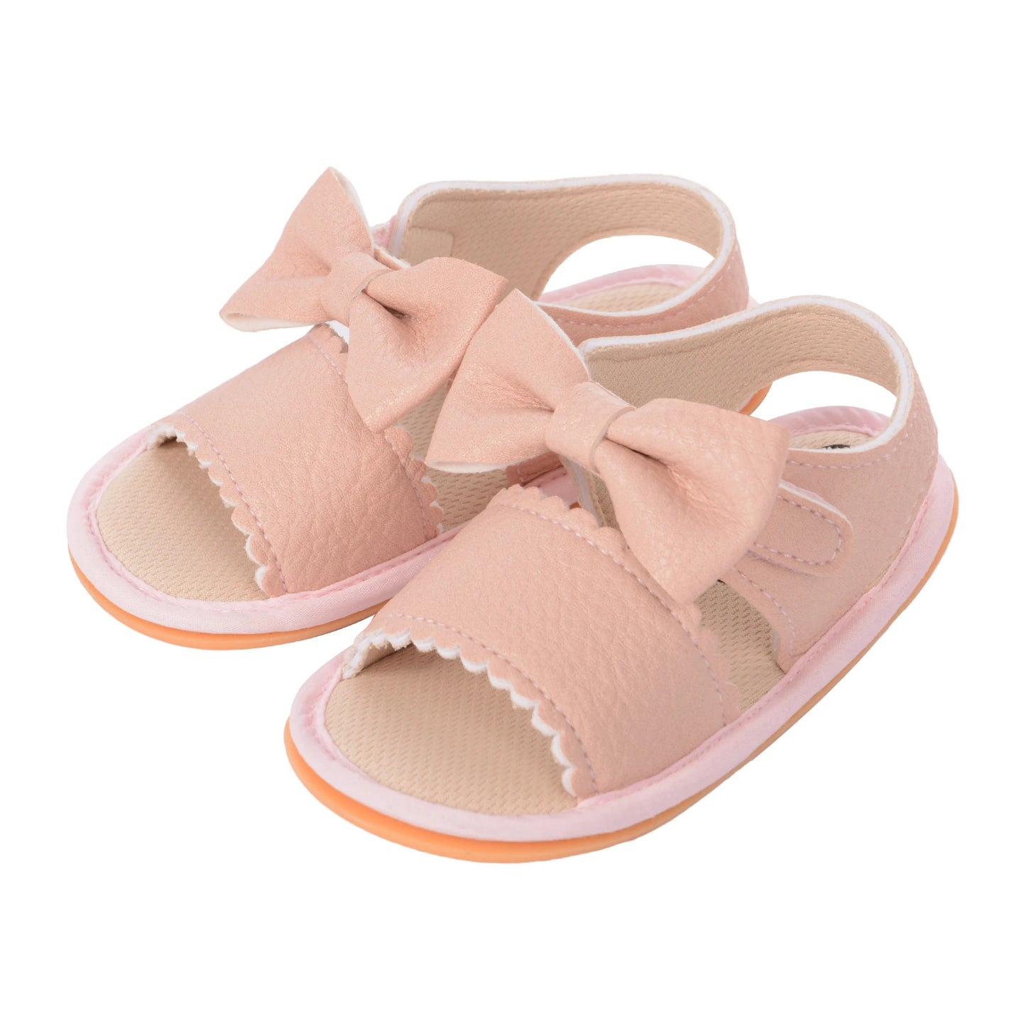 Baby Girls Boys Sandals Bowknot Walking Shoes