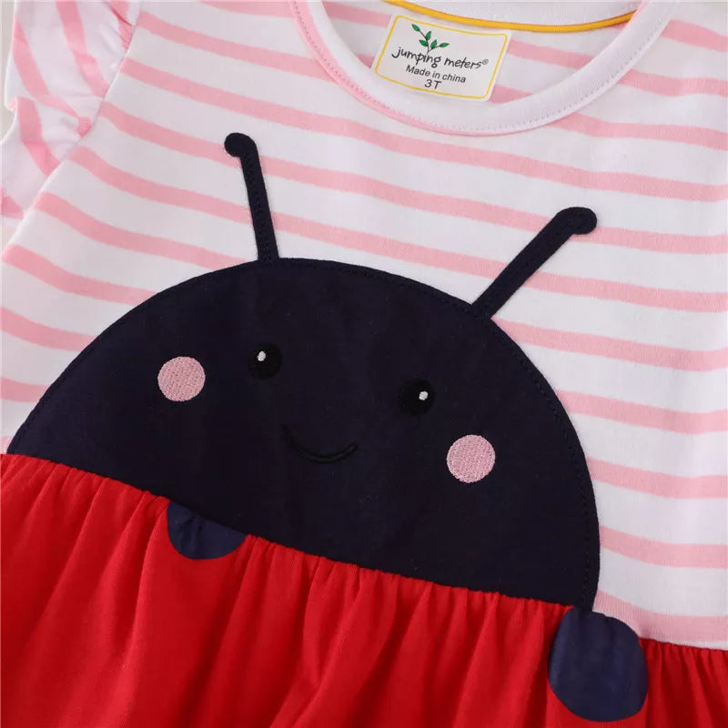 Children's Girl's Cotton Stripe Dress