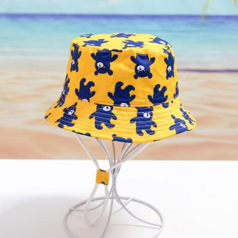 Children's Baby Cotton Cartoon Bucket Hat