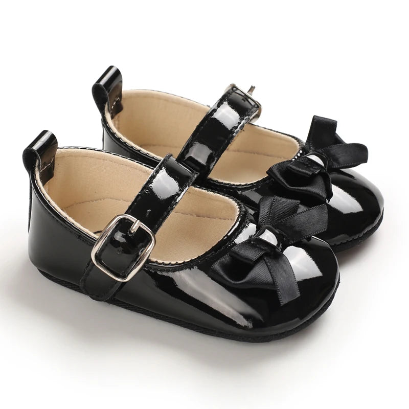 Infant Kids Girls Bowknot Footwear Walking Shoes Outfits 0-18M