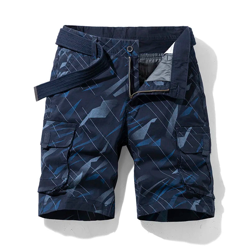 Men's Camouflage Cotton Cargo Shorts