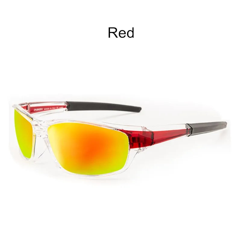 Square Polarized Cycling Sunglasses - Gradient Mirror UV400 for Women & Men