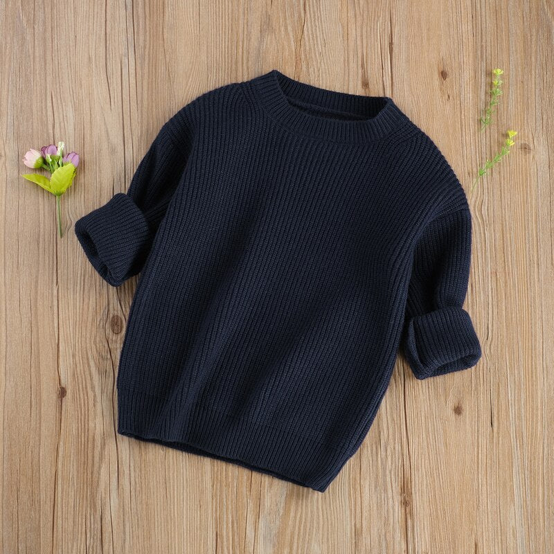 0-6Years Toddler Baby Girl, Long Sleeve Knitted Sweater