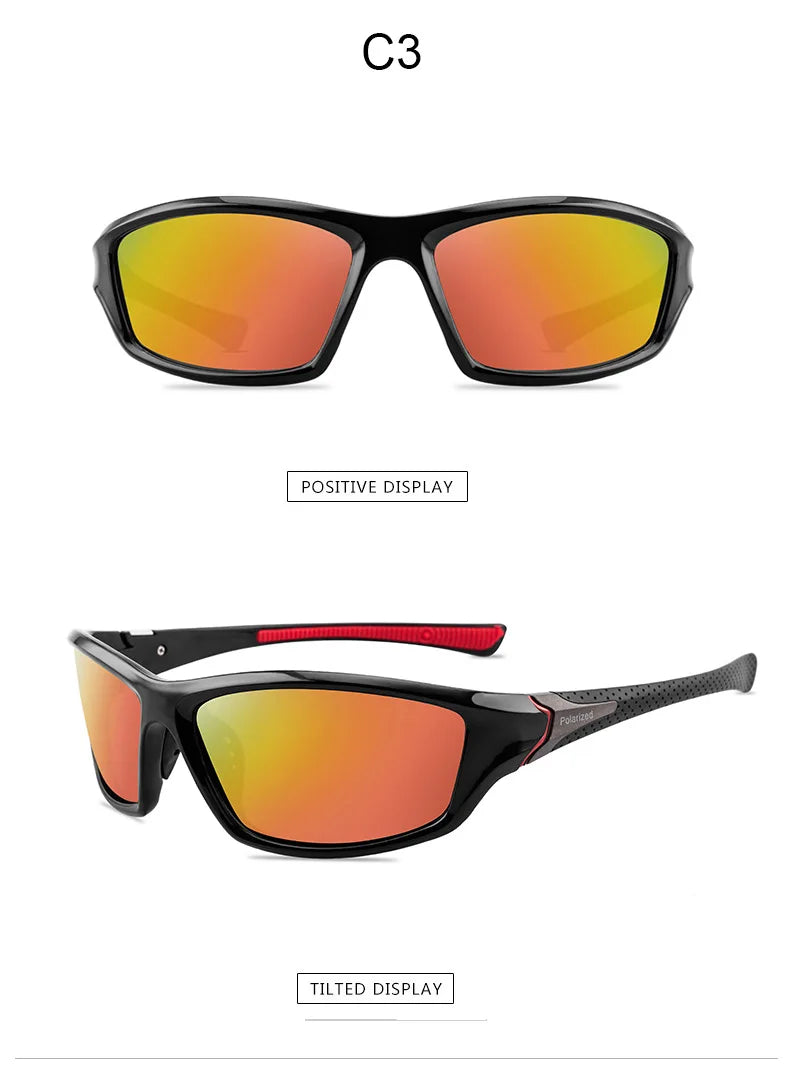 Classic Polarized Sunglasses - Vintage Driving Eyewear with UV400 Protection